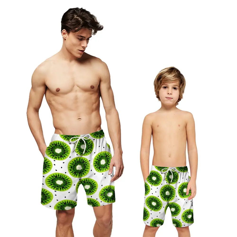 

Gacloz Summer Boys Shorts Family Clothes Father Son Family Matching Outfits Beach Children Shorts Boys Pants Baby