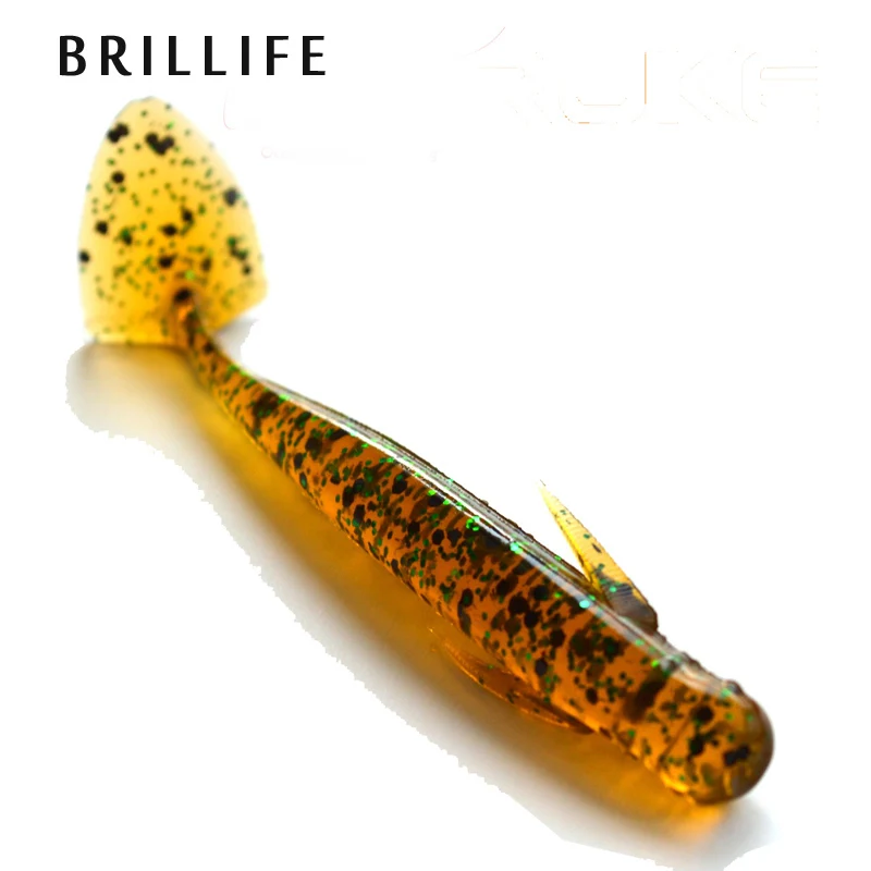 BRILLIFE рыболовные приманки мягкие 8 шт. 50 мм 0 9 г искусственные Swimbait Рыбалка Рыба T