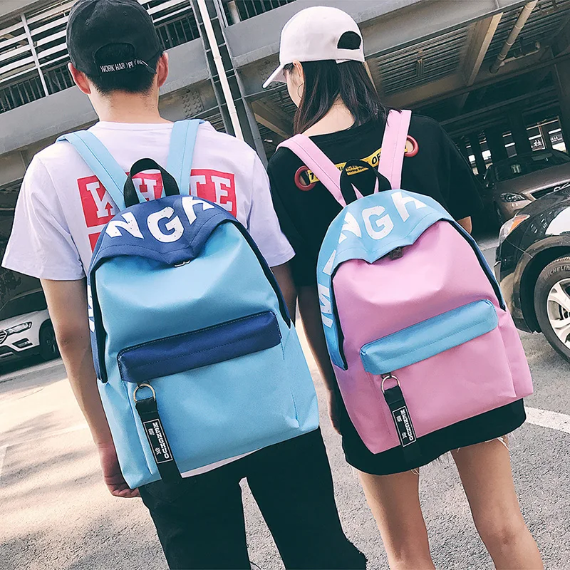 Menghuo 2016 New Design Unisex Women Luminous Backpacks 5 Colors Men Backpack Canvas School Bags For Teenagers Backpack Mochila (6)