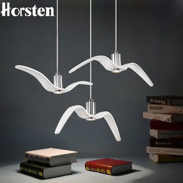 Horsten Nordic Modern Creative Sea Gull Pendant Lights Personality Horsten Nordic Modern Creative Sea Gull Pendant Lights Personality Seagull Lamp For Bedroom Dining Room