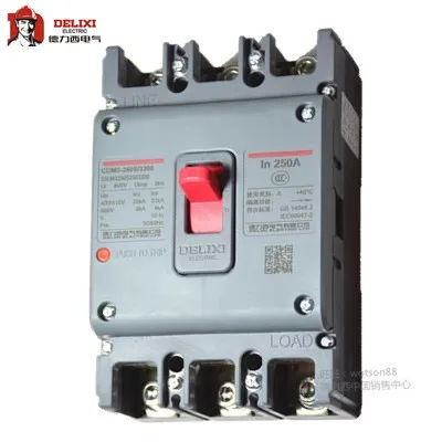 Воздуховыключатель DELIXI CDM1/CDM3 3P 160A 200A 225A 250A автоматический