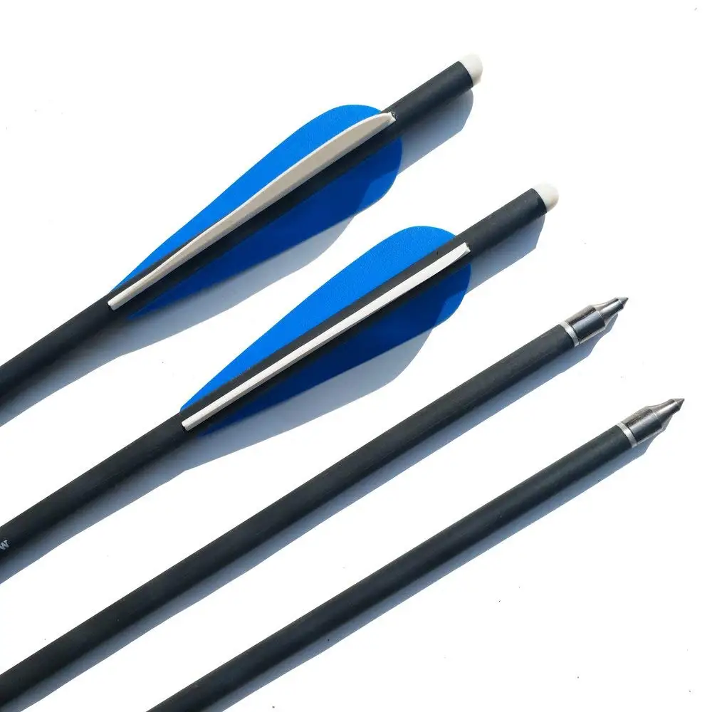 10/20/30 Pcs Mix Carbon Crossbow Arrow 20 Inches OD 8.8mm with 125 Grain Arrow Point for Archery Hunting Shooting