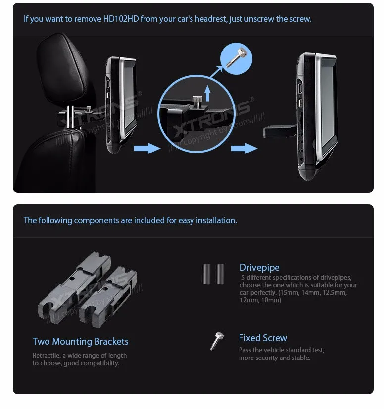 Top 10.1" Touch Button Headrest Car DVD Car Headrest DVD Car Headrest Monitor DVD with HDMI Port & Front Flip Into Discs Design 17 Top 10.1" Touch Button Headrest Car DVD Car Headrest DVD Car Headrest Monitor DVD with HDMI Port & Front Flip Into Discs Design 17