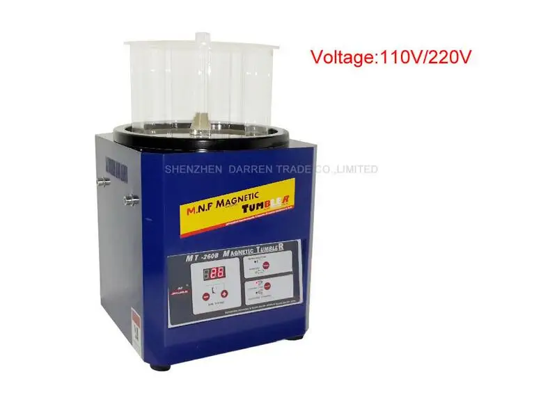 1pcs 110V/220V Magnetic Tumbler Jewelry Polisher Super Finishing MT-260B | Инструменты