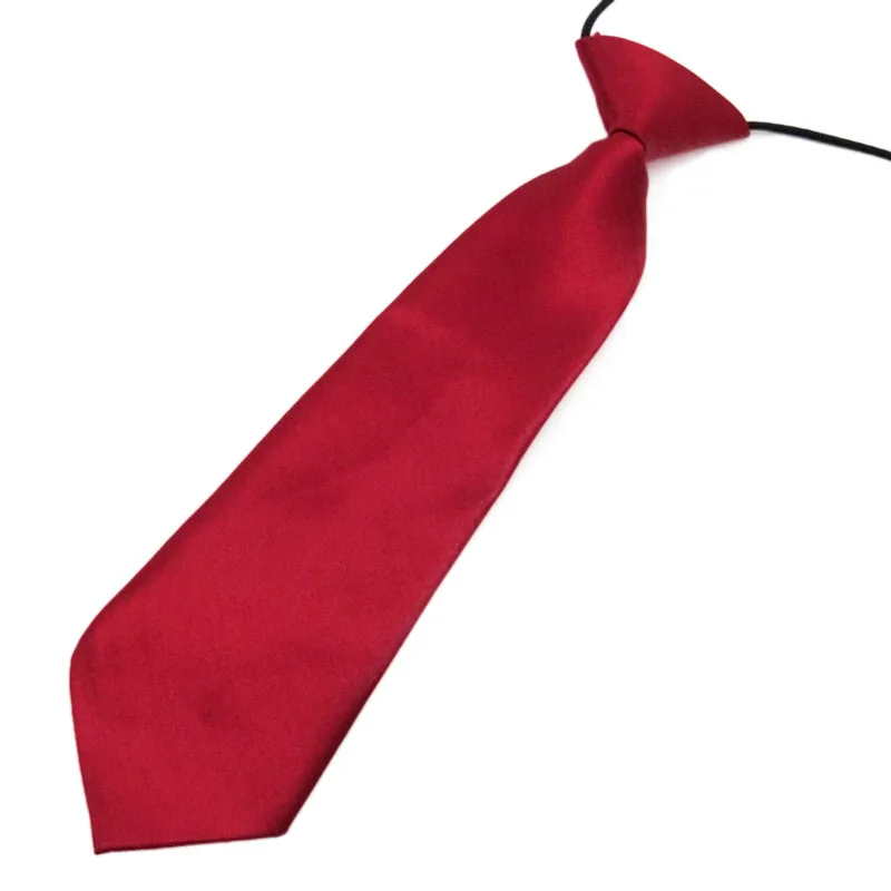 Fashion Casual Candy Color 6cm Width Solid Tie Skinny Kids Ties Classic Suit Slim Neckties for Wedding For Children BH
