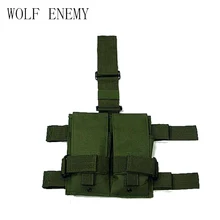 Тактический военный армейский Страйкбол M4 5,56 двойная нога подсумок Лесной Камуфляж загар черный CP OD