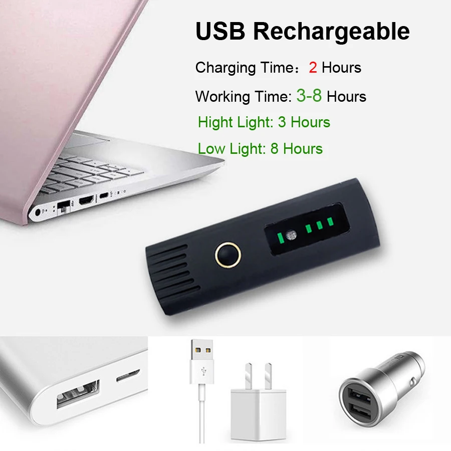 Best NEWBOLER 350 Lumen Flashlight For Bike Anti-glare Por Bicycle Light USB Rechargeable Battery Cycling Headlight Bike Accessories 3