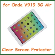 5 шт. прозрачный Экран защитная плёнка для НУА Вэй для Onda V919 3g Air планшетов ПК без розничной посылка Размеры 236,5*166 мм