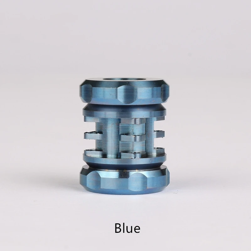 Титановый сплав тритиевая трубка сигнальный светильник самосветящийся кулон наружный сигнал аксессуары для браслетов колье нож бусины - Цвет: Blue