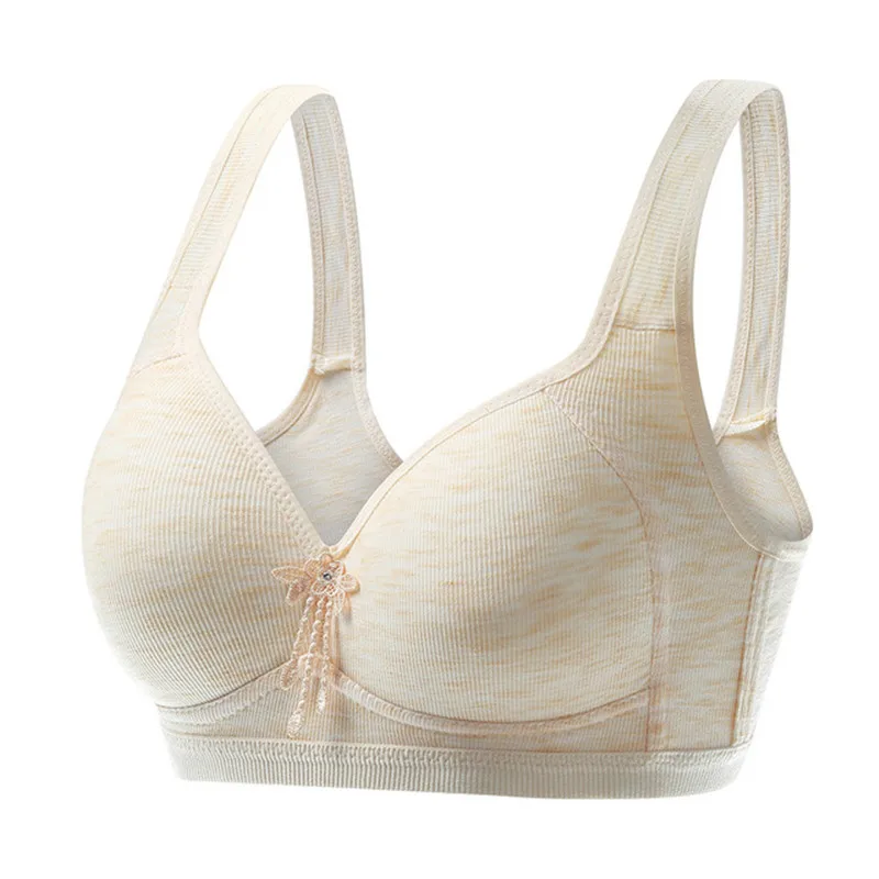 

Women Wireless Bra Plus Size Bra 38-44 B C cup Female Lingerie Bras Lady Breathable Sexy Underwear Fashion Embroidery Push Up