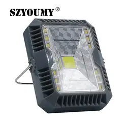 SZYOUMY Солнечный Прожектор Spotlight светодио дный прожектор 3 режима USB Перезаряжаемые удара Рабочая лампа Открытый Отдых аварийного ручной
