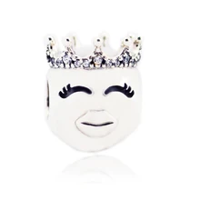 Бусины для самостоятельного изготовления ювелирных изделий из стерлингового серебра-ювелирные изделия Принцесса Шарм 925 Berloque Perles Шарм