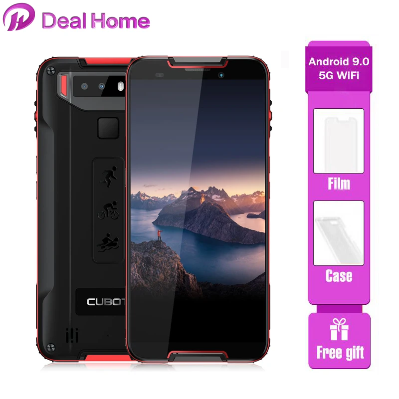 Чехол для Cubot Quest 5 &quotAndroid 9 0 IP68 Водонепроницаемый MT6762 восьмиядерный смартфон 4 Гб +