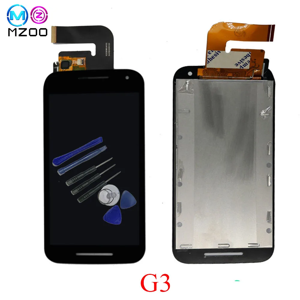 Для Motorola Moto G3 ЖК-дисплей Дисплей Сенсорный экран Xt1540 XT1541 Xt1543 Xt1544 Xt1550 Экран