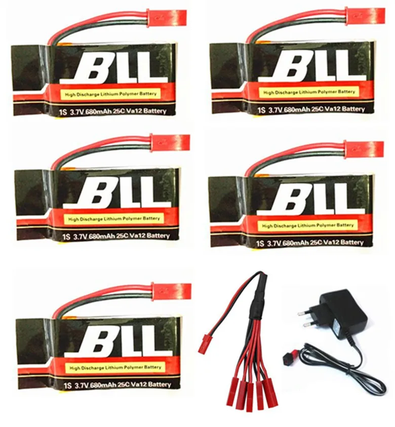 

F11587 3.7V 680MAH Lipo Battery AKKU Spare for Phantom Fayee for FY550 Camera RC Quadcopter Ghost FPV Drone Uav