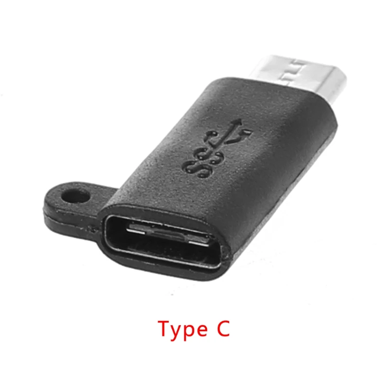 Micro USB 2,0 Тип B штекер к USB 3,1 Тип C Женский адаптер для зарядки данных
