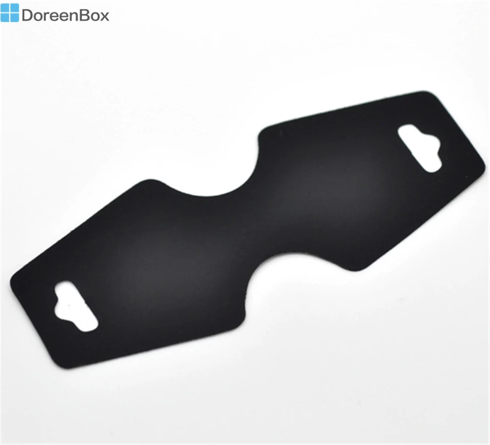 Doreen Box hot 50 черное ожерелье пластиковые карты для витрины 11x4 5 см (B15267)|necklace display
