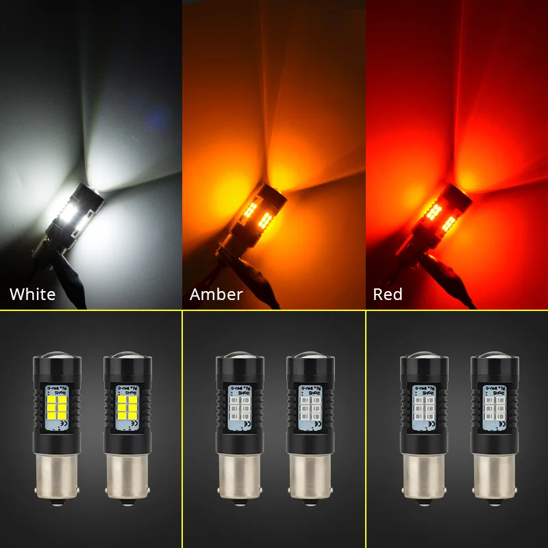 car light p21w led red 