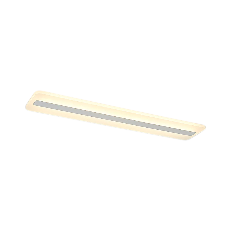 Длинная потолочная лампа современный минималистичный светодиодный светильник для спальни акриловая Потолочная люстра лампа для учебы Гостиная Прихожая лампы для прихожей светодиодный