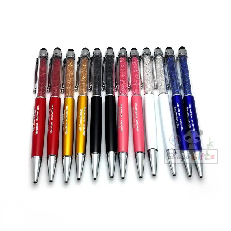 

The good news !! 10pcs/lot 3x Capacitive Screen Touch Pen 2in1 Stylus Ballpoint Pen for IPad IPhone ,free logo text engraved