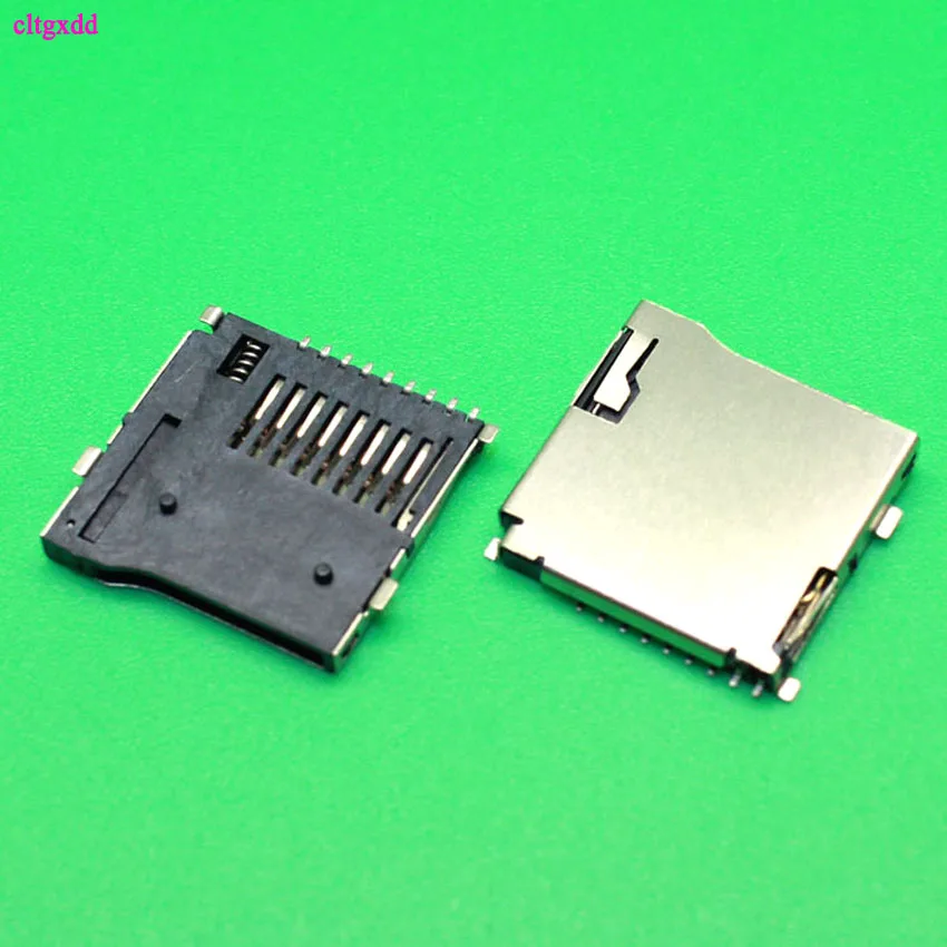 50 шт./лот 9pin слот карты Micro SD разъемы размер 14*15 мм TF карта Палуба подходит для