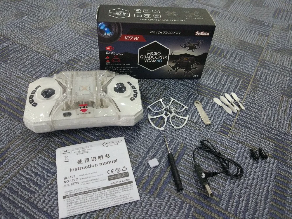SBEGO_127W_Wifi_FPV_Mini_Remote_Control_Quadcopter_2.4G_4CH_6-Axis_Gyro_ RTF_Foldable_RC_Drone_3D-Flip_Headless_with_0.3MP_Camera_10