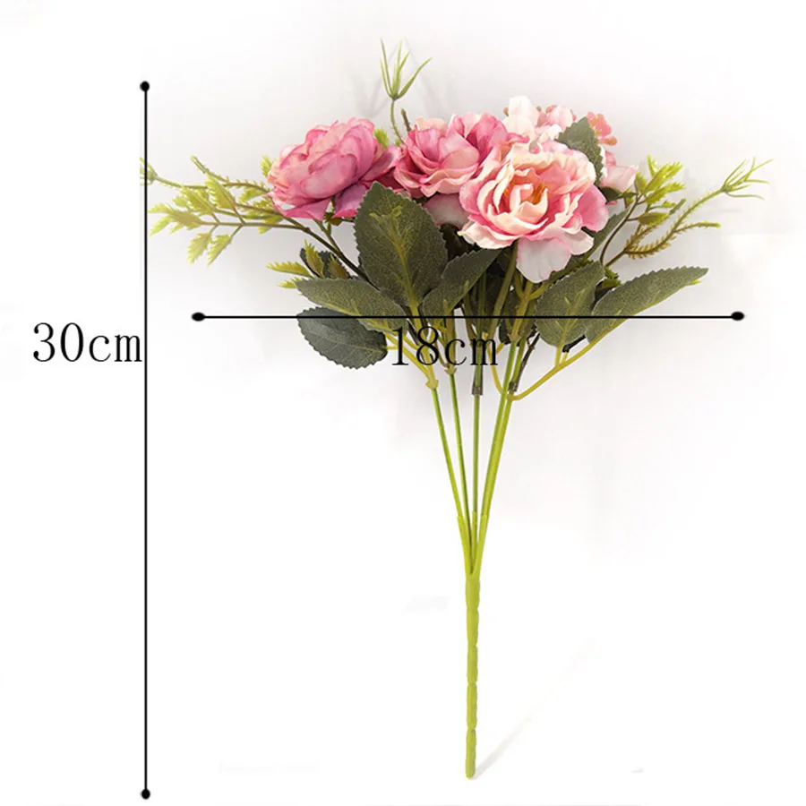 Peony-DIY-Party-Decoration-Vintage-Silk-Artificial-Flowers-Small-Rose-Wedding-Fake-Flowers-Festival-Supplies-Home