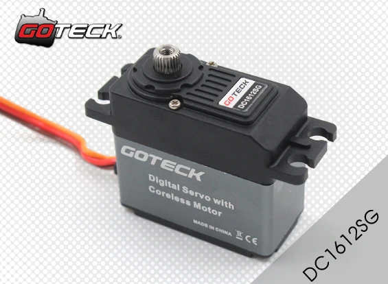 Goteck DC1612S Цифровой Металлический Редуктор DC1612 53g 12 высокий крутящий момент без сердечника сервопривод для RC модели автомобиля/самолета с фиксированным крылом/самолета