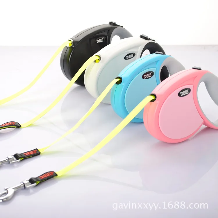 

2015 BEST Sale New Pet Dog Leash Products Best Dele Pet Dog Chain Collars Lead Retractable Leash Harness 3m4m5m8m