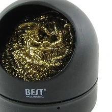 Наконечник паяльника для очистки провода сопла очиститель губка с держателем основания