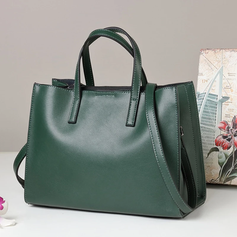 100% Genuine Leather Bags Famous Brand Ladies Bucket Tote Shoulder Bags Designer Handbags High Quality Women Messenger Bags 2017