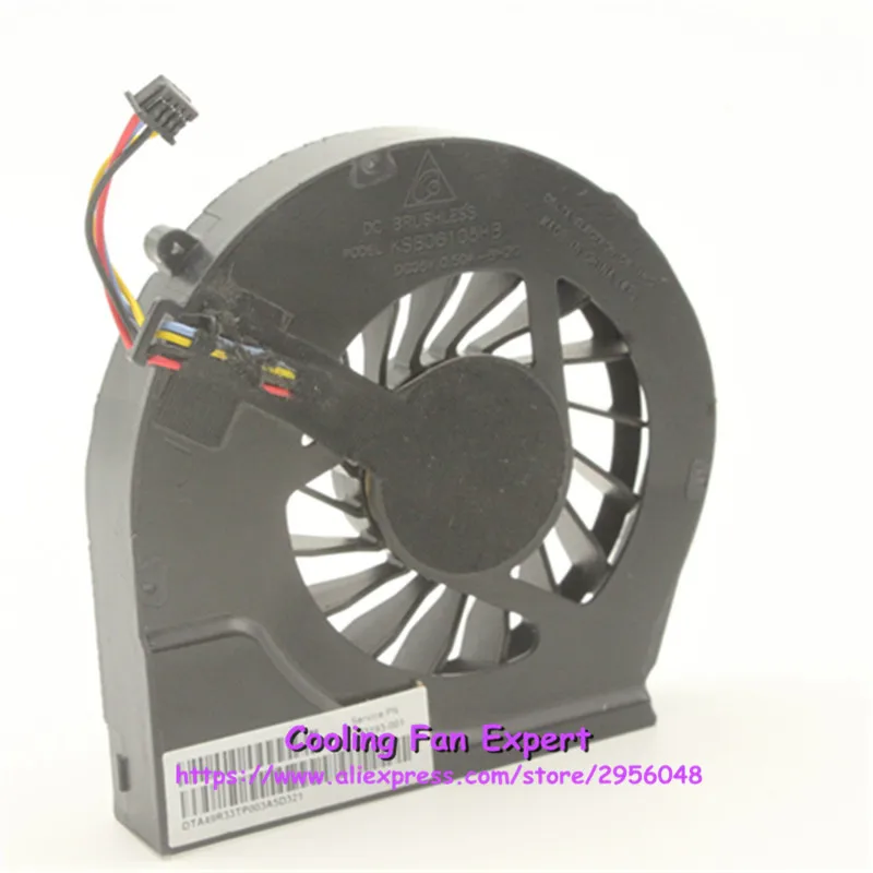DC бесщеточный вентилятор оригинальный KSB06105HB 5V 0.5A 4 провода Компьютер Вентилятор