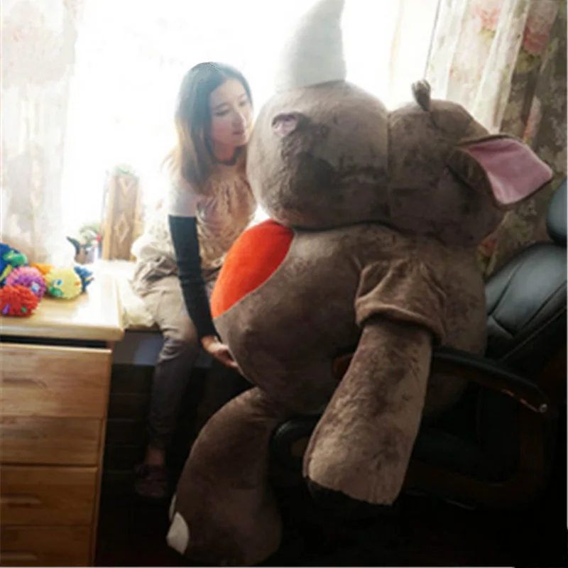 

Fancytrader Biggest Giant Unicorn Rhino Plush Toys Large Soft Stuffed Animals Rhinoceros Doll 140cm for Children