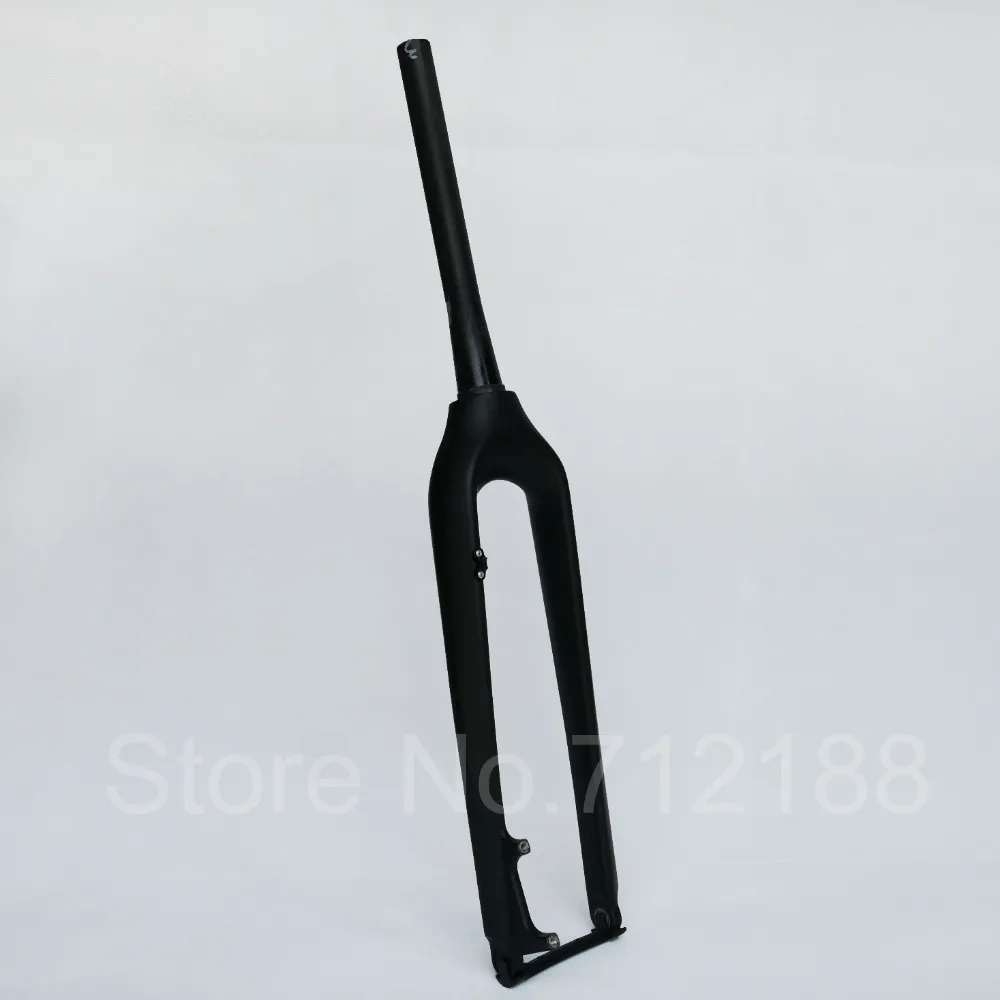 

Cycling Carbon Matt / Glossy Mountain Bike Tapered Fork 1 1/8" ~ 1 1/2" for 26" mtb wheel