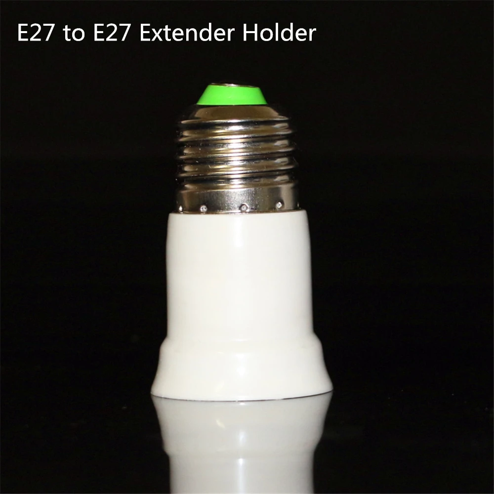 

1Pcs Extend Adapter E27 to E27 LED Light Bulb Lamp Base Holder Screw Socket Adapter Converter Free Shipping