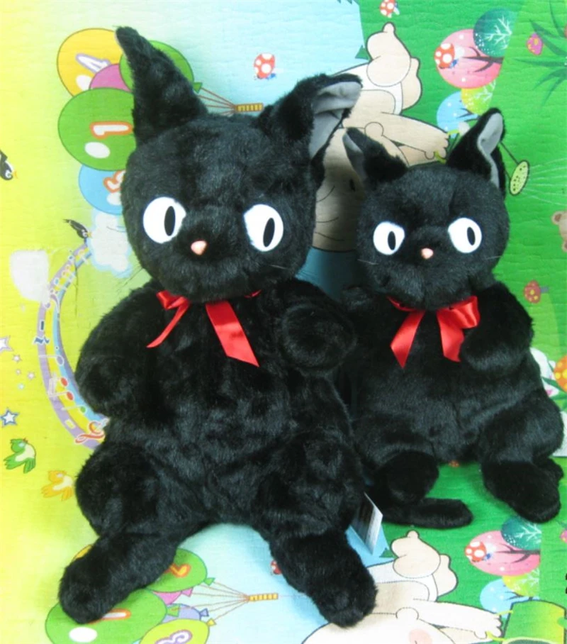 Японский аниме Hayao Miyazaki ghiсот 45 65 см Kiki Jiji черный кошка плюшевый рюкзак плюшевая