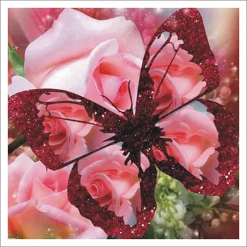 

5D DIY diamond painting butterfly embroidery rhinestone mosaic mural home decoration children's room decoration T131