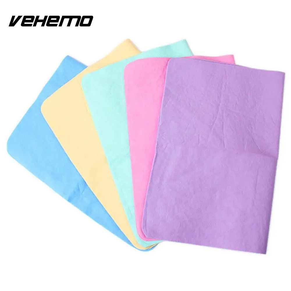 

Vehemo Magic Chamois Auto Cleaning Towel Car Cleaning Towel Wash Cham for Cleaning Towel Portable Vehicle CAR Cloth