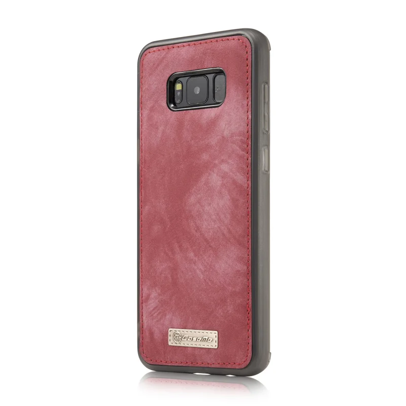 Чехол для samsung Galaxy S8/S8 Plus, магнитный винтажный кожаный+ Мягкий ТПУ силиконовый чехол для задней крышки, чехол для телефона s