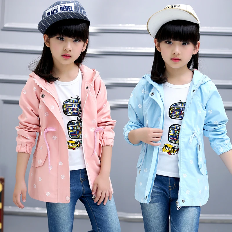 

Spring and autumn season girls coat fashionable rose jacket