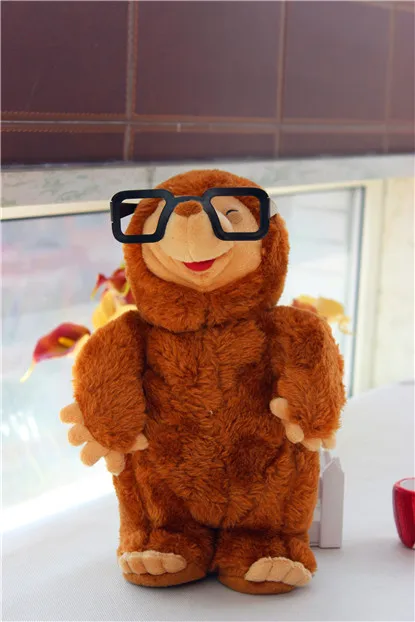 soft doll with glasses