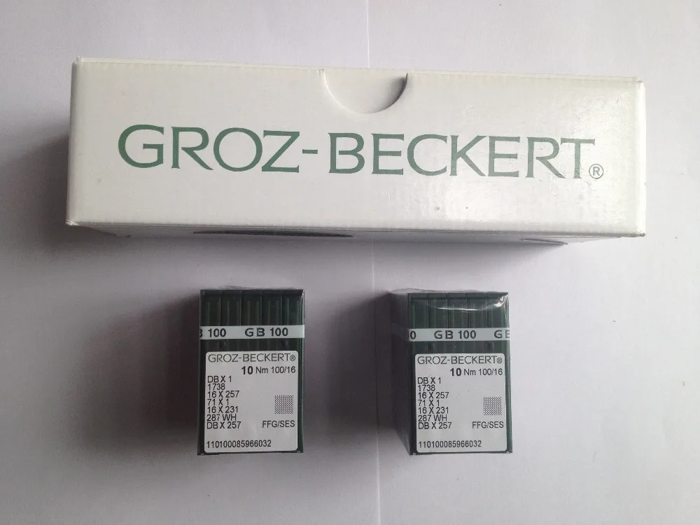 Не Insale 100% оригинальные GROZ-BECKERT иглы сделано в Германии DBX1 Размер 100/16 детали