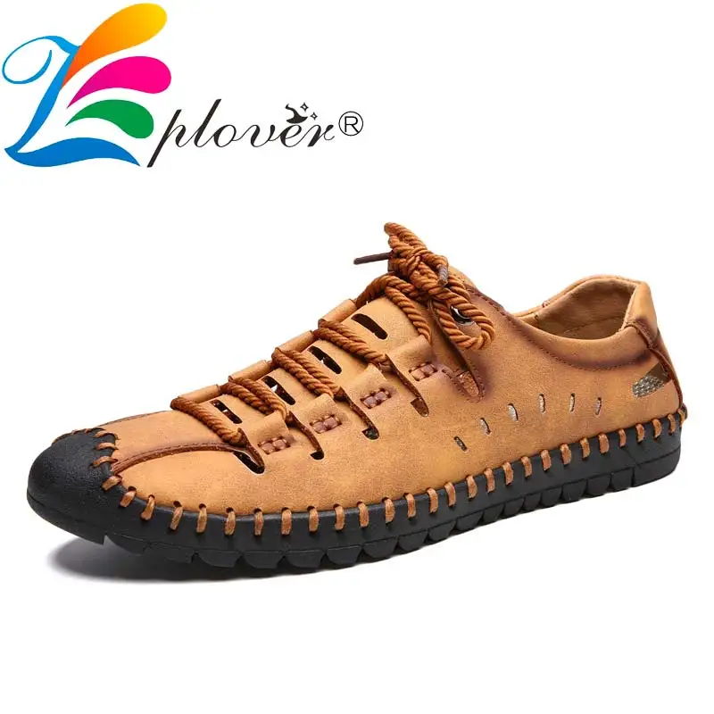 

Summer Men Shoes Genuine Leather Shoes Men Sandals Casual Shoes Men Outdoor Beach Sandals Roman Handmade Male Footwear Big Size