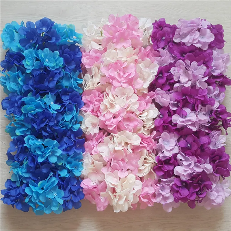 

hydrangea silk flower wall wedding decor road leading hydrangea display artificial flower wreath fake wall luxury home decor