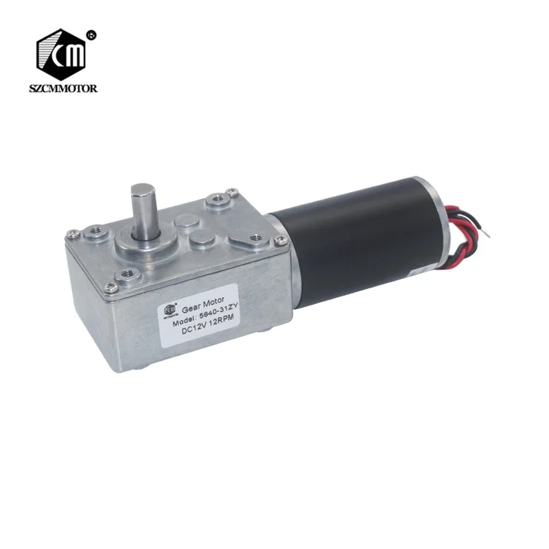 Baratos 5840 31zy Motor de reducción DC12V 24V 7 RPM 470 RPM motorreductor 70kg. cm motor de engranaje de tornillo de gran potencia