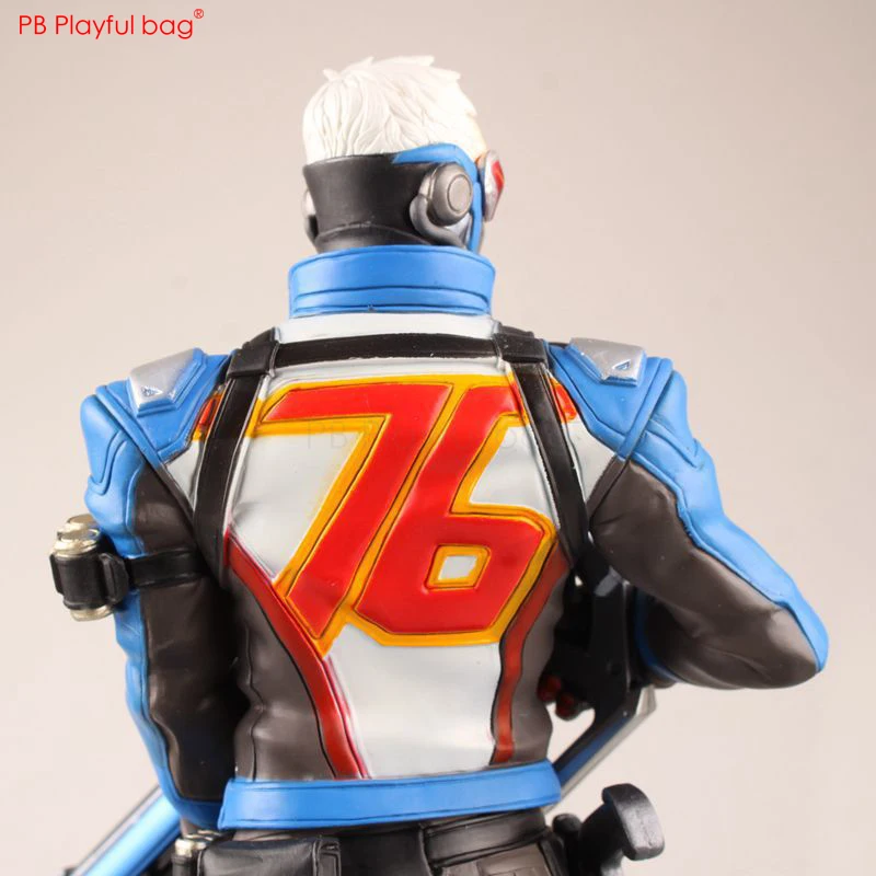 31CM Overwaches SOLDIER:76 figure PVC Model Action figure Game fans collections Novelty Doll Toys Best gifts to send friend HC46