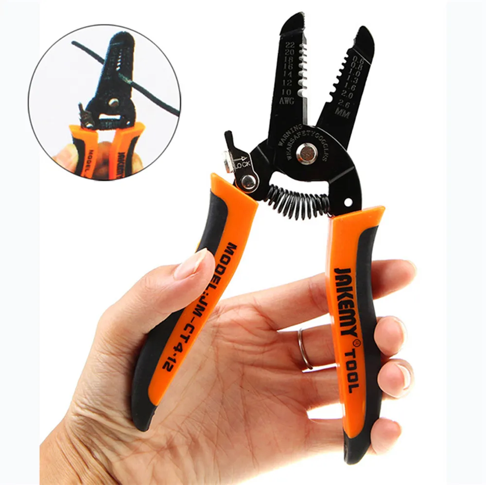 JAKEMY JM CT4 12 Wire Cutter Stripper Clamp 7 0 Inch Plier Cable jakemy-jm-ct4-12-wire-cutter-stripper-clamp-7-0-inch-plier-cable