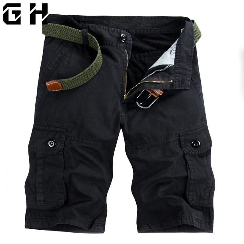 

New 2017 Men Shorts Military Shorts Cargo Camo Shorts Casual Fashion Baggy Tactical Army Camouflage Shorts Cheap Plus Size
