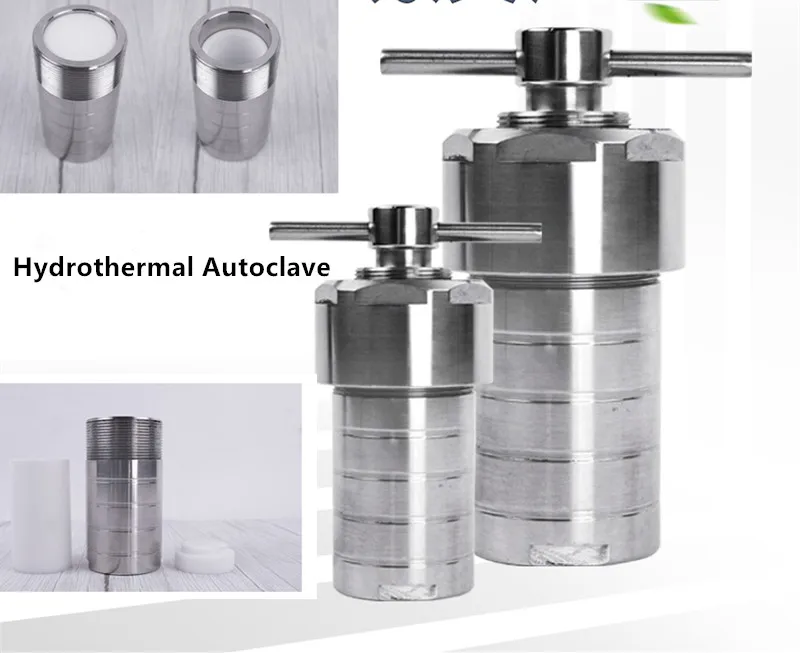 

Hydrothermal Autoclave Reactor vessel kettle with Chamber Hydrothermal Synthesis 200ML 100ml 50ml 25ml