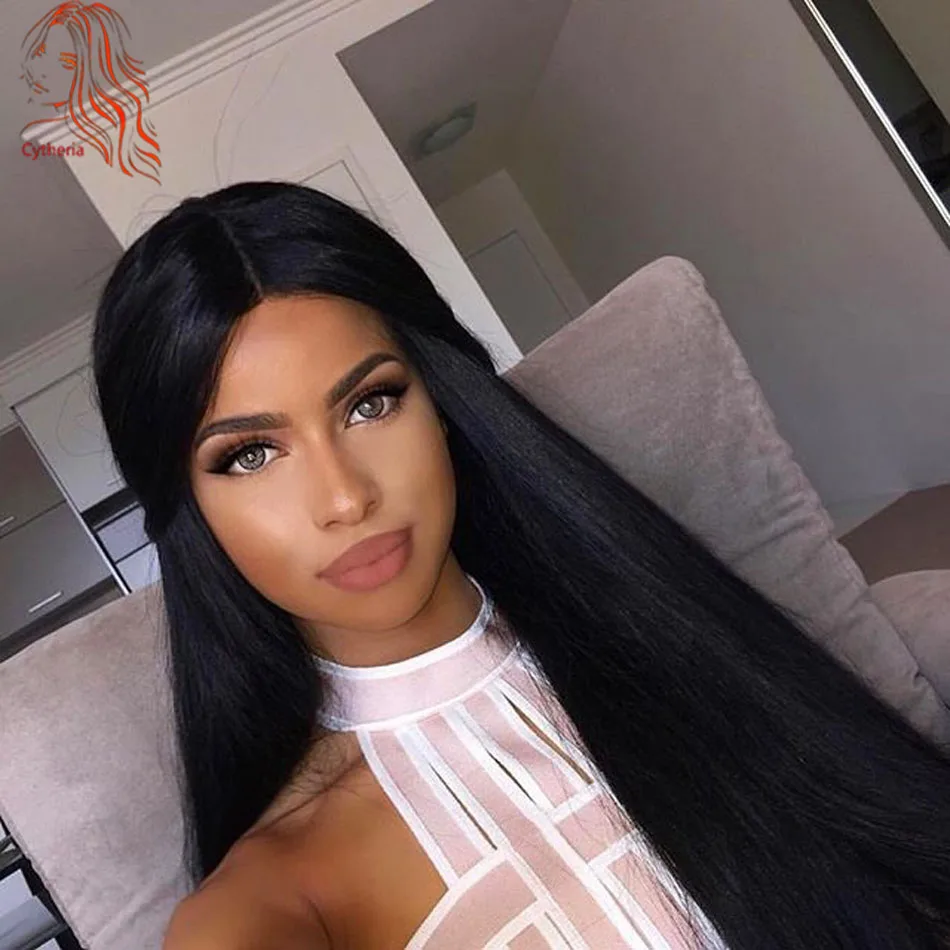 

8A Straight Human Hair Wigs 13*6 Deep Part Lace Front Human Hair Wigs With Baby Hair Virgin Brazilian Human Hair Lace Front Wig